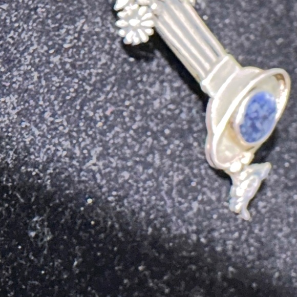 trifari Sterling silver brooche with Australian opal - Picture 3 of 10